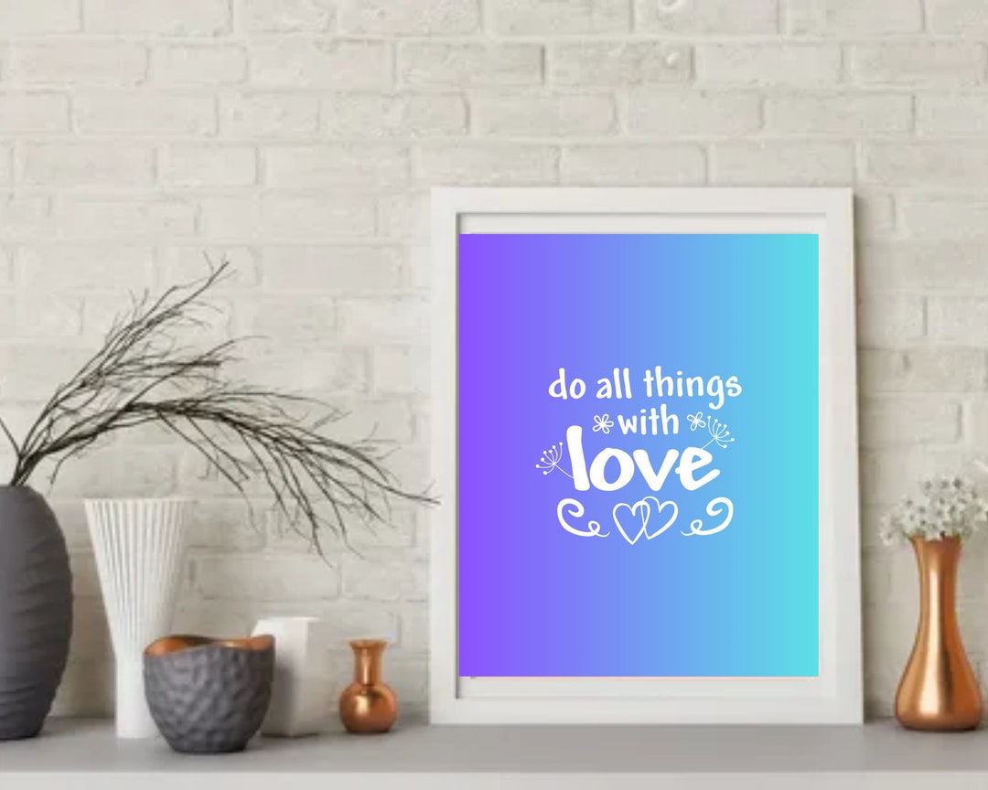 Inspirational Quote Art Print: Trendy Wall Decor (digital Print) - Etsy