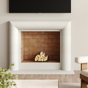 Aspen Cast Stone Fireplace Mantel Surround