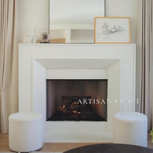 Asheville Cast Stone Fireplace Mantel Surround
