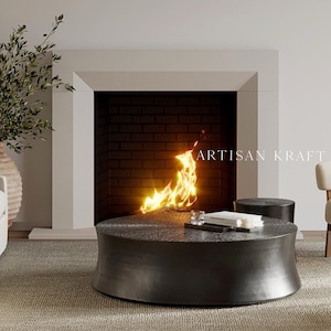 Beveled Cast Stone Fireplace Mantel Surround
