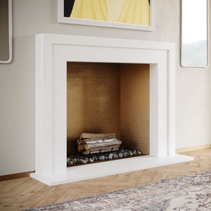 Flatiron Cast Stone Fireplace Mantel Surround