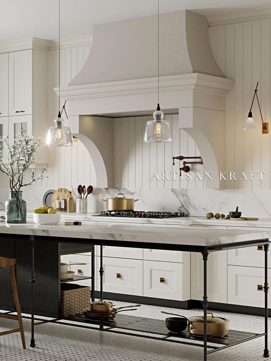 Westport Cast Stone Kitchen Range Hood