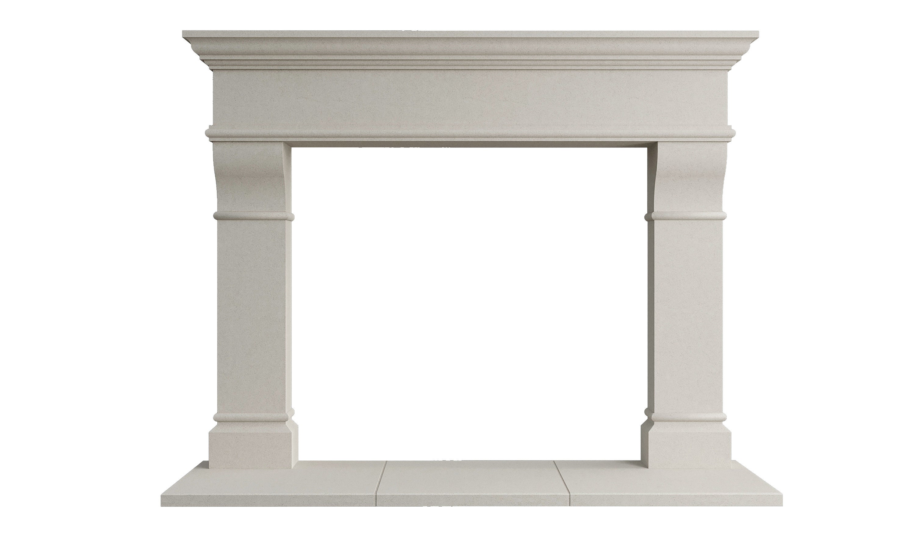 Rochester Cast Stone Fireplace Mantel Surround Etsy