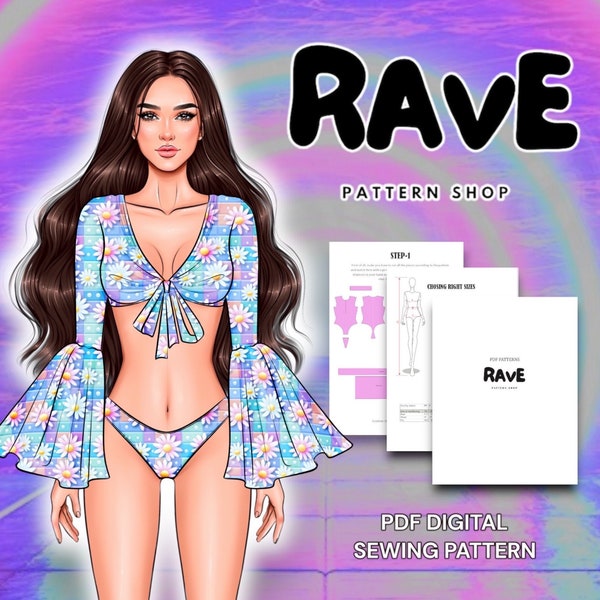 Rave Cosplay Sewing Pattern: Loud Beats