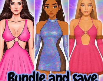 Cosplay Rave Sewing Pattern dresses festival outfit wholesale save bundle