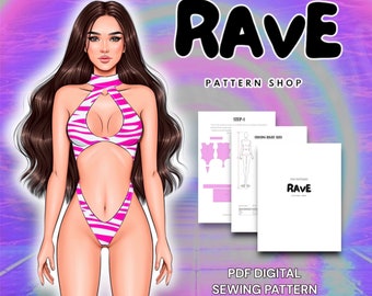 Rave Cosplay Sewing Pattern: Rave Together Stay Together