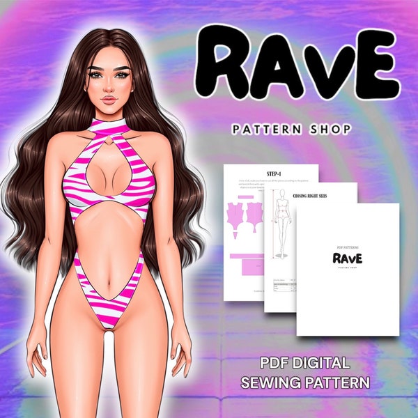Rave Cosplay Sewing Pattern: Rave Together Stay Together