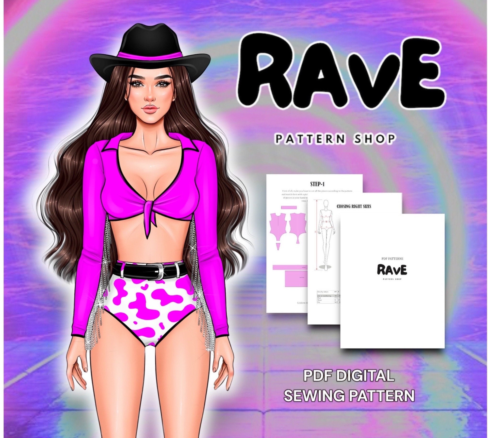 Candy Cane Buckle Bikini Rave Outfit – Rave-Nation