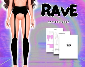 Rave Cosplay Sewing Pattern: Chaps