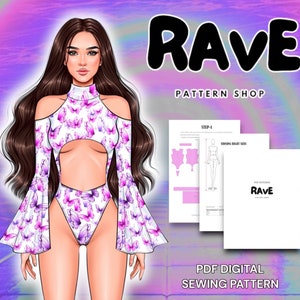Rave Cosplay Sewing Pattern: Light Show