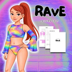 Princess of rave digitales Schnittmuster