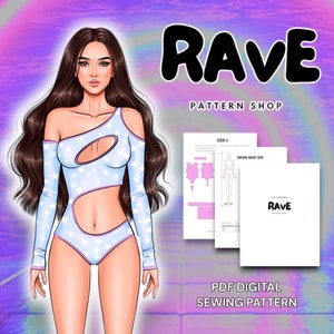 Rave Cosplay Sewing Pattern: Futuristic