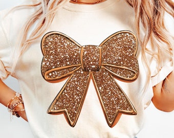 Gingerbread bow png Christmas png Glitter Coquette bow Christmas cookie png Retro Christmas png Vintage Christmas girly png Cute Clipart