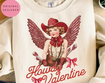 Howdy Valentine Coquette png Cupid png Cowgirl png Western png Howdy cupid png Western Valentine Valentines day png Valentine png Love png