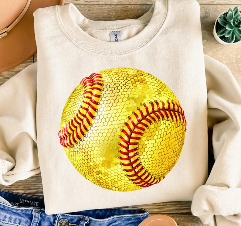 Disco softball png, Softball mom, Retro softball, Bling ball png, Sport sublimation, Glitter softball, Girls ball shirt png, Softball mom, Softball season, Softball player png, Softball football, Softball lover png, Softball ball png