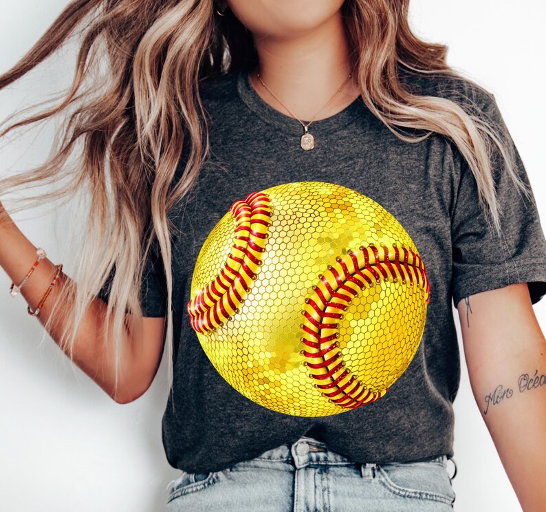 Disco softball png, Softball mom, Retro softball, Bling ball png, Sport sublimation, Glitter softball, Girls ball shirt png, Softball mom, Softball season, Softball player png, Softball football, Softball lover png, Softball ball png