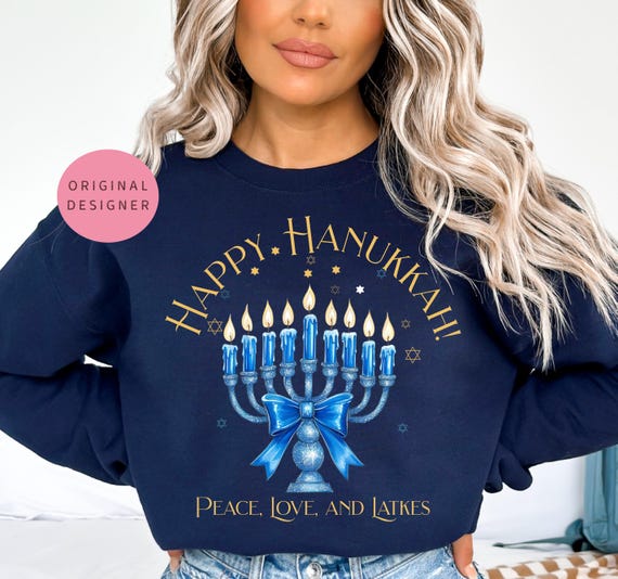 Happy Hanukkah png Hanukkah coquette Holiday bow png Menorah Jewish celebration Digital download Chanukah Hanukkah candlestick Christmas png