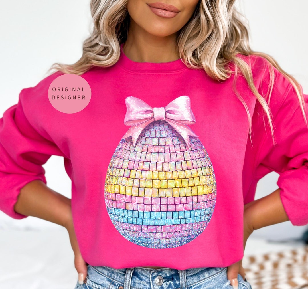 Happy Easter Egg Coquette Easter Png Easter Hunt Png Cute Easter Faux ...