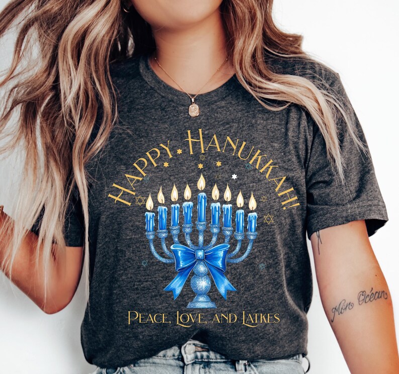 Happy Hanukkah png, Hanukkah coquette, Hanukkah, Holiday bow png, Jewish png, Menorah design, Jewish celebration, holiday shirt design, digital download, Hanukkah png, Menorah png, Chanukah Hanukkah candlestick Merry Christmas png, burning candle png