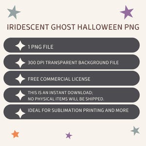 Iridescent Ghost png, Disco ghost, Coquette Halloween png,  Halloween png, Fall design png, Girly Halloween Png, Retro Halloween png, Cute ghost png, Rainbow, Fall png, Spooky season png, Boho Halloween, png digital download