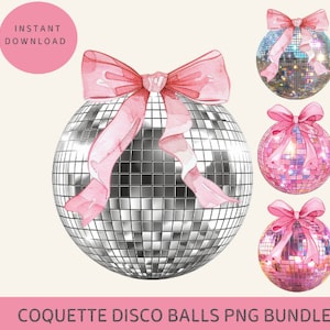 Discoball, Disco ball png, Pink coquette bow, Decor disco balls, Pink disco balls, Sublime designs, Rainbow balls, disco ball bachelorette, Disco ball digital, disco ball eras, groovy png, coquette bow png, New year png Happy new year