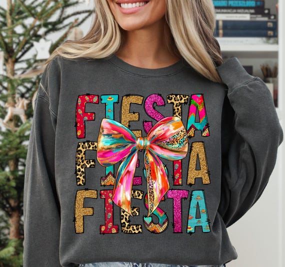 Cinco de Mayo png, Fiesta png, Coquette bow png, Mexican png, Preppy png, Brushstroke, Mexican party, Fiesta shirt png Sublimation design