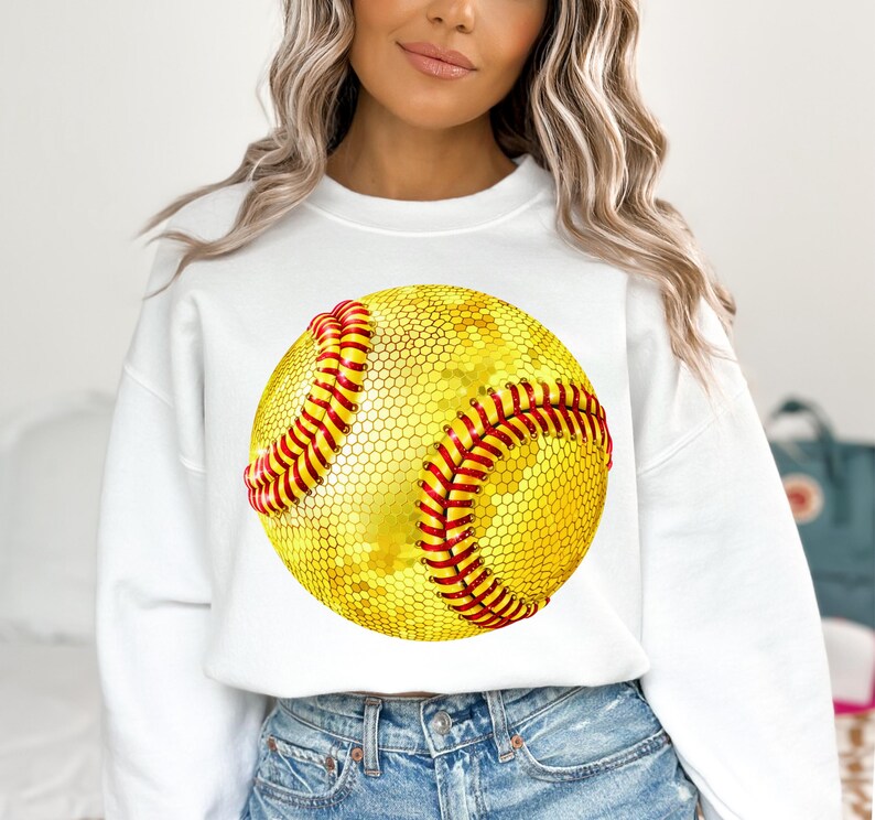 Disco softball png, Softball mom, Retro softball, Bling ball png, Sport sublimation, Glitter softball, Girls ball shirt png, Softball mom, Softball season, Softball player png, Softball football, Softball lover png, Softball ball png