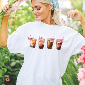 Coquette iced, Ice coffee lovers, Downloaded png, Trendy ice coffee, Latte coffee png, Trendy coffee png, Preppy png, Pink coquette bow, Sublime designs, Coffee shirting, Cuteness coffee, Coffee bundle, Pink coquette