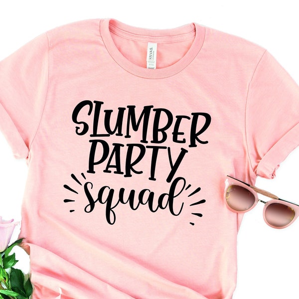 Slumber Party Squad Shirt - Etsy