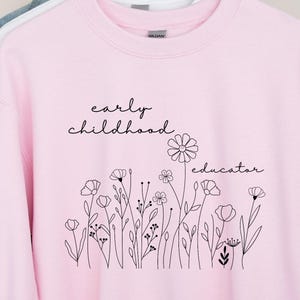 Frühkindliche Erzieher Png, Lehrer Png, Kindergärtnerin Png, Lehrer Geschenk, ECE Lehrer, Kindergärtnerin Geschenk, Floral ECE Design Png