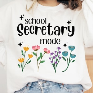 Schoolsecretaresse png, leuk schoolkantoorontwerp png, secretaresseshirt png, frontofficeteam png, terug naar school png, secretaressemodus png