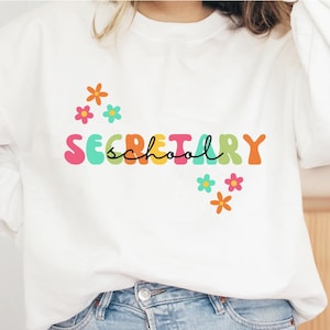 Schoolsecretaresse png, leuk schoolkantoorontwerp png, secretaresseshirt png, frontofficeteam png, terug naar school png, secretaressemodus png