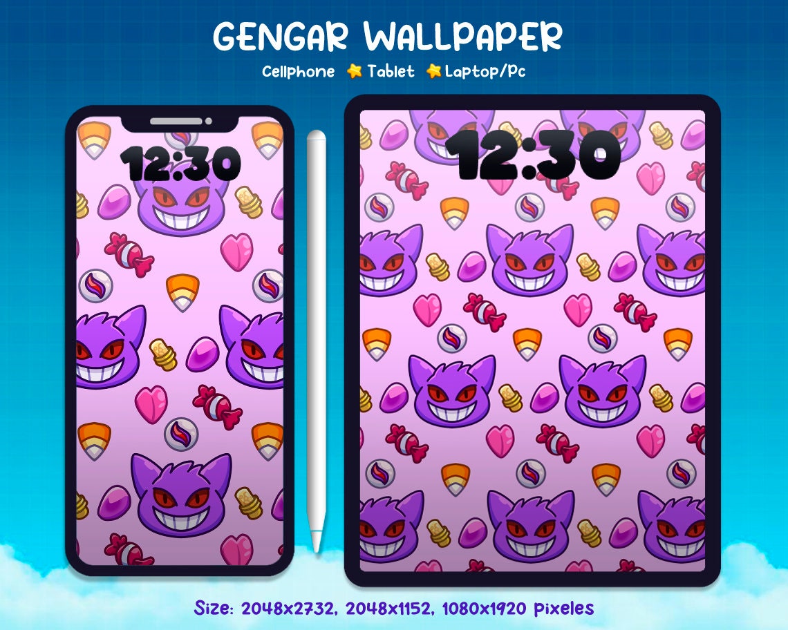 HD wallpaper: anime character 3D wallpaper, Pokémon, Gengar