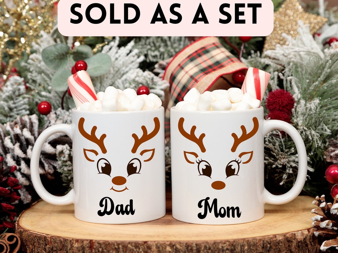 Christmas Gifts for Mom & Dad,new Parents Gift Mug Set, Gift for Mom