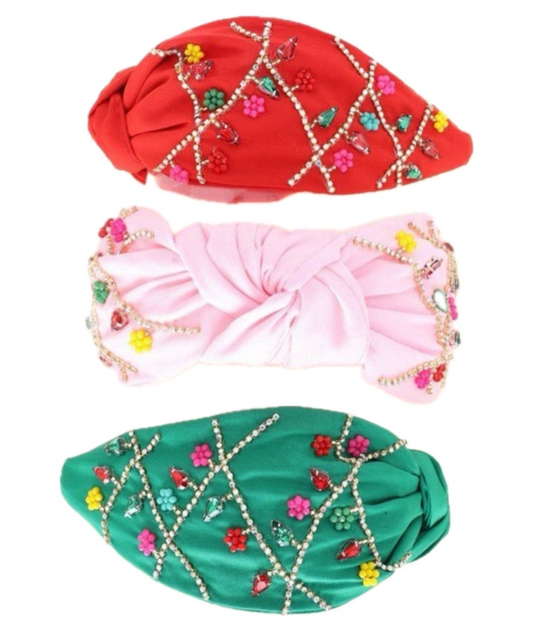 Christmas Headband, Christmas Lights Headband, Holiday Headband