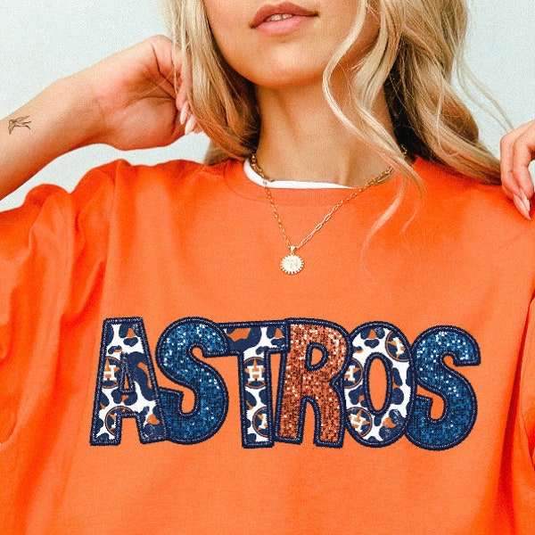 Houston Astros Shirt gift houston Astros space city t-shirt  orange blue Tee Shirt sports, printed graphic