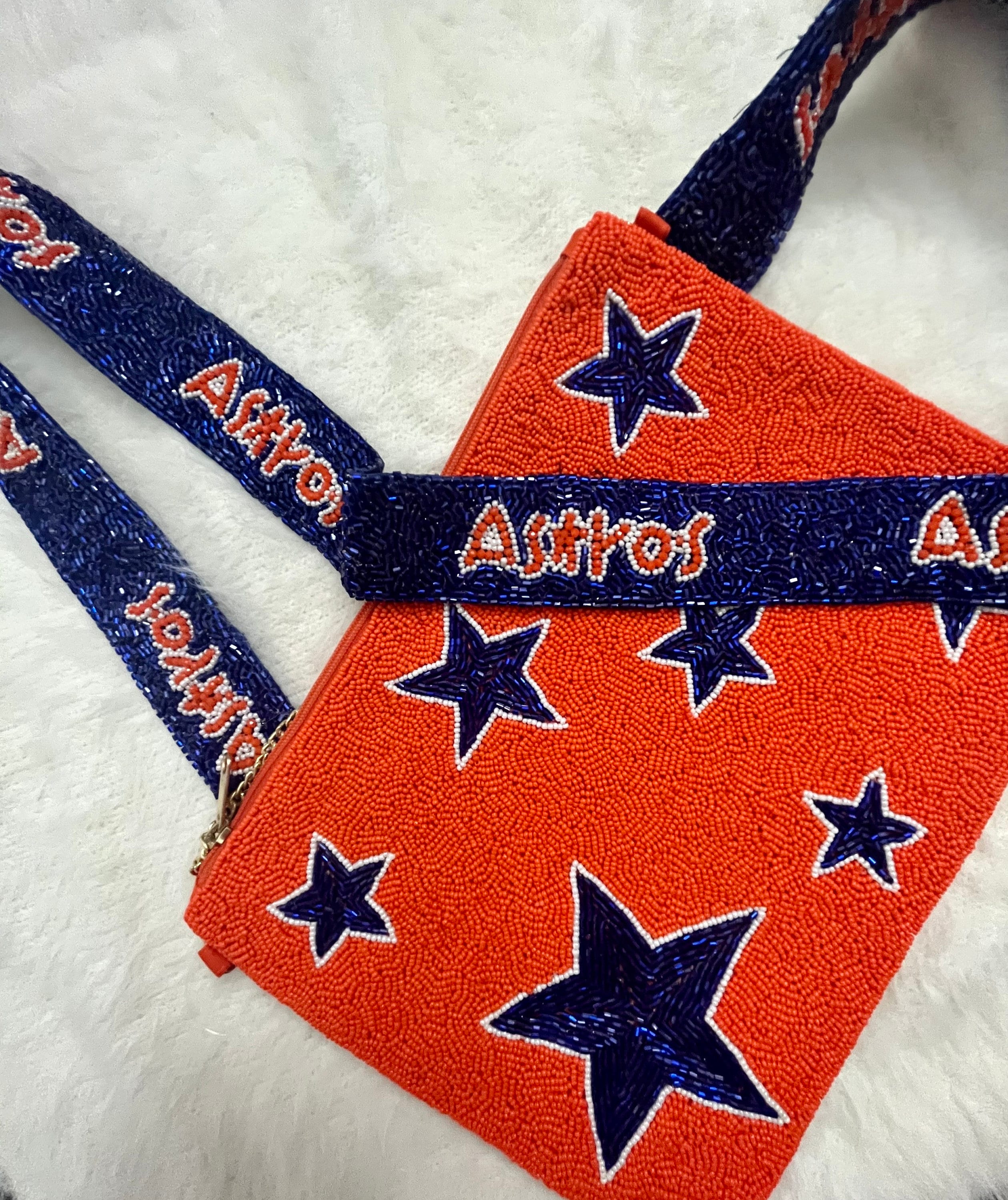 Houston Astros Clear Envelope Purse Strap (S) | Carroll's Sports Cove