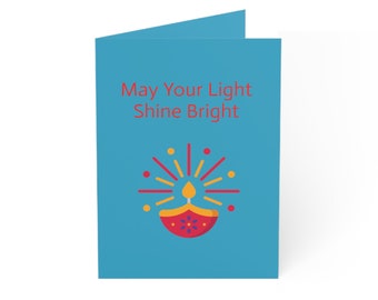Shine Bright - Diwali Grußkarte