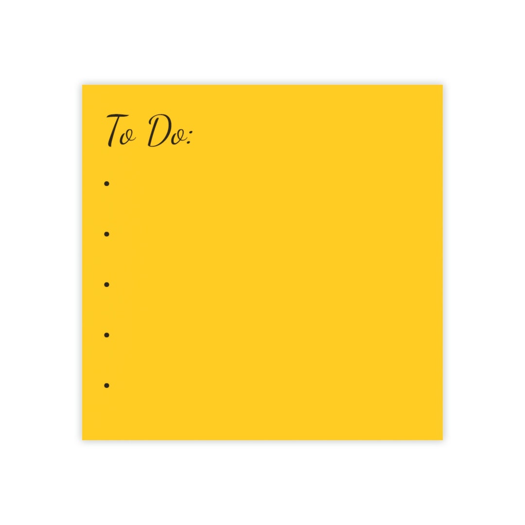 To Do List Postit® Note Pads Etsy