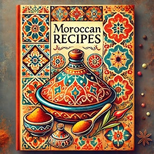 Authentic Moroccan Recipe Book - Traditional Moroccan Recipes for Appetizers, Main Dishes, Desserts & Drinks