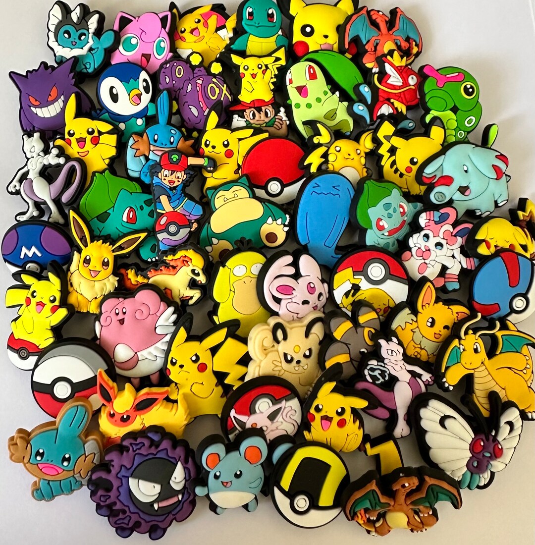 Pokemon Shoe Charms Etsy