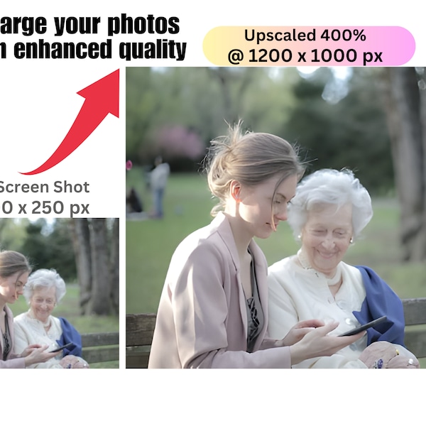 Bulk 5 Image Upscaling | Upscale and Improve Photos, Sharpen Image, Resize Images