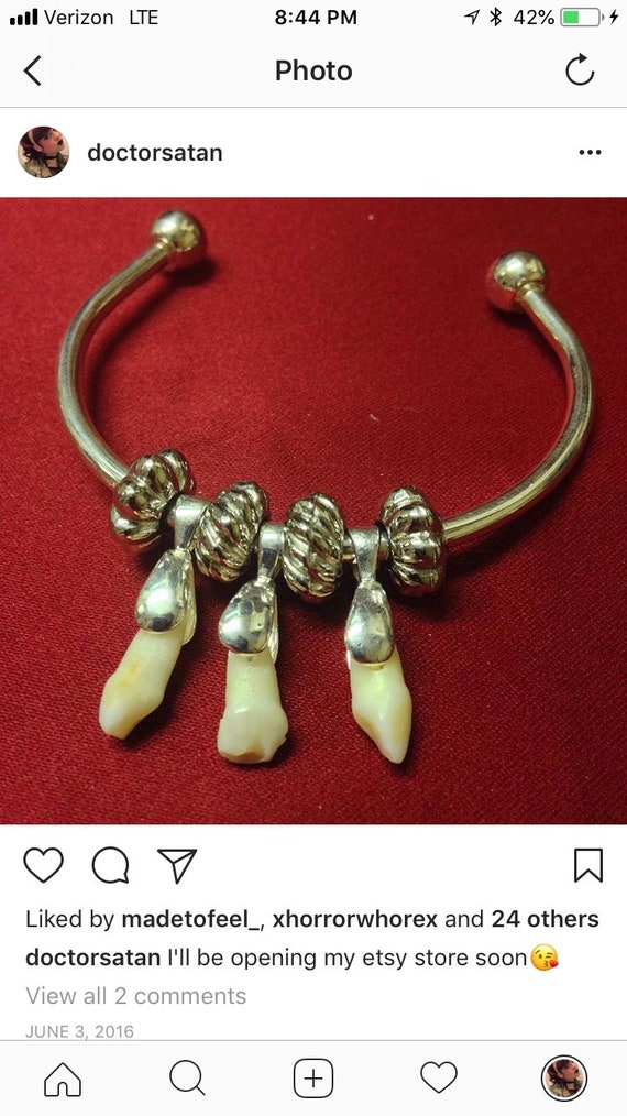 Baby Tooth Bracelet Etsy Australia