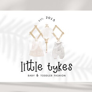 childrens logo, clothing logo, baby logo, toddler logo, boutique logo, newborn logo whimsical logo, premade logo design, custom logo design,