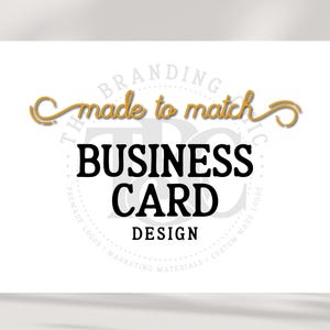 Business Card Made to Match