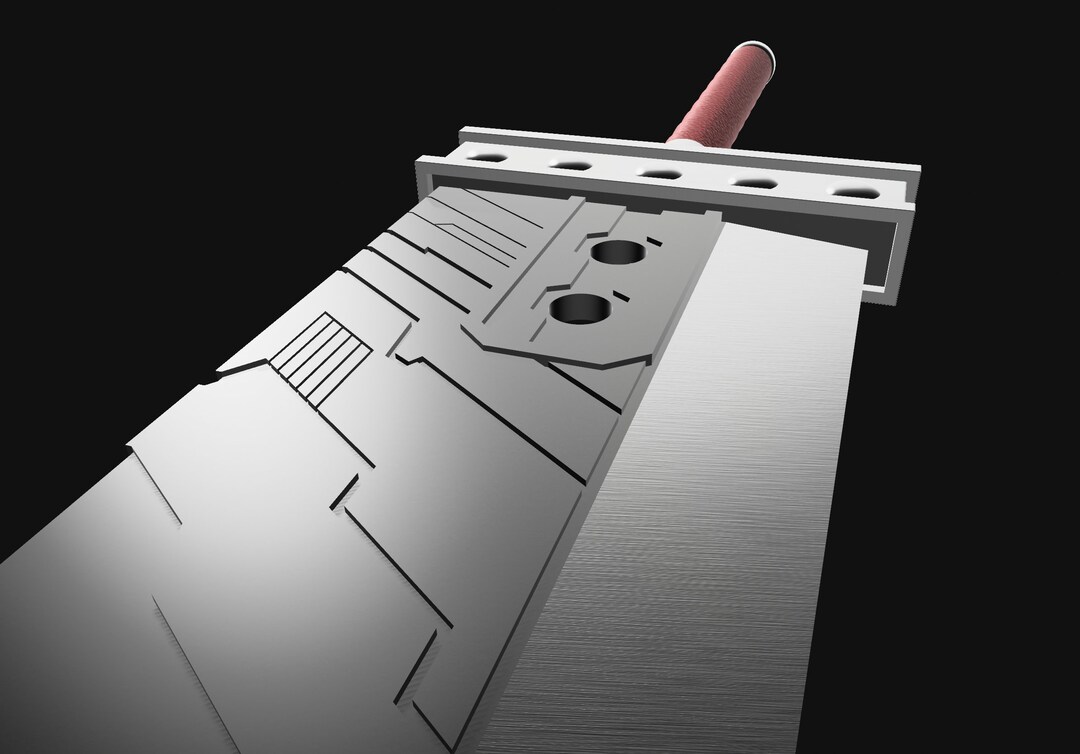 Buster Sword 3D Print : STL file Buster Sword ️ ・3D printer design to ...