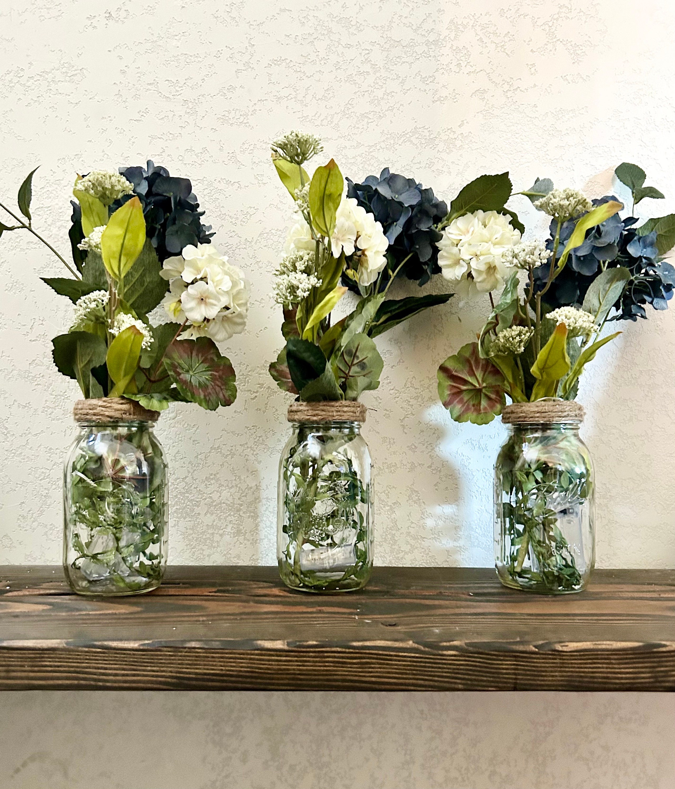 Mason Jar Wedding Centerpiece