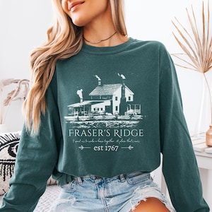 Fraser's Ridge EST 1767, Jamie und Claire, Sassenach, James Fraser, Claire Fraser, Jamie Fraser, Outlander Shirt, Frasers Ridge Shirt, PNG