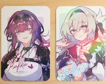 Stellaron Hunter Holographic Photocards 5.5 x 8.5cm
