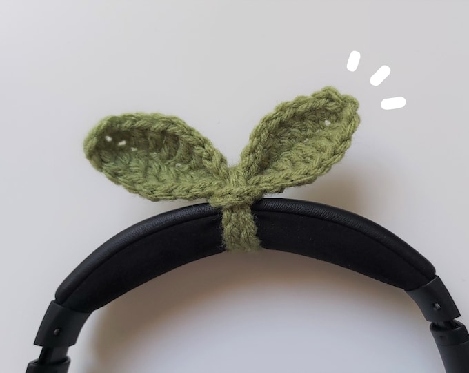 Crochet Sprout for Headphone・Cable Holder・Bookmark